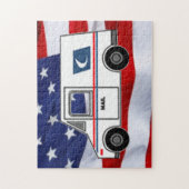 Puzzle de camion de poste (Vertical)