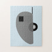 PUZZLE DE CAMIONNETTE DE CAMPER EN FORME DE LARME (Vertical)