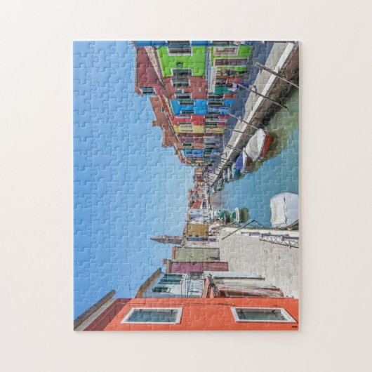 Puzzle de canal de Burano (Vertical)