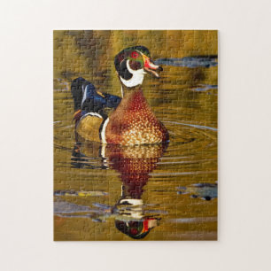 Puzzle de canard à bois
