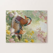 Puzzle de canard mandarin coloré (Horizontal)