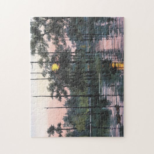 Puzzle de canards en bois d'Atchafalaya (Vertical)