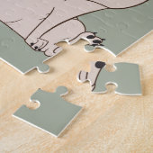 Puzzle de Carlin de dessin à graisse (Côté)