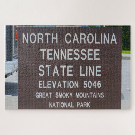 Puzzle de Caroline du Nord Tennessee (Horizontal)