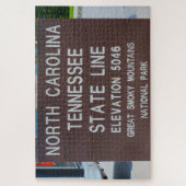 Puzzle de Caroline du Nord Tennessee (Vertical)