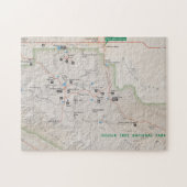 Puzzle de carte d'arbre de Joshua (Horizontal)