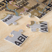 Puzzle de carte de Moyen-Orient (Côté)