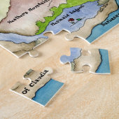 Puzzle de carte de pirate (Côté)