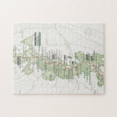 Puzzle de carte de Shenandoah (Horizontal)