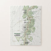 Puzzle de carte de Shenandoah (Vertical)