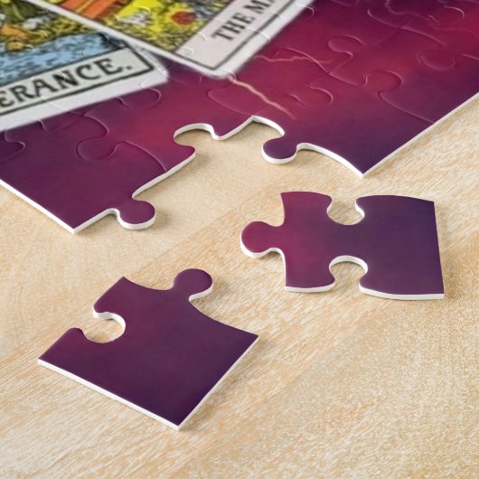 Puzzle de carte de tarot (Côté)