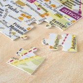Puzzle de carte de ville de l'Europe Grèce Athènes (Côté)