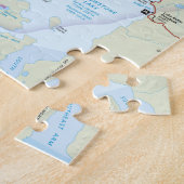 Puzzle de carte de Yellowstone (Côté)