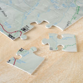 Puzzle de carte du mont Rainier (Côté)