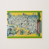 Puzzle de carte postale 8x10 du Vermont (Horizontal)