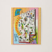 Puzzle de carte postale du Nebraska 8x10 (Vertical)