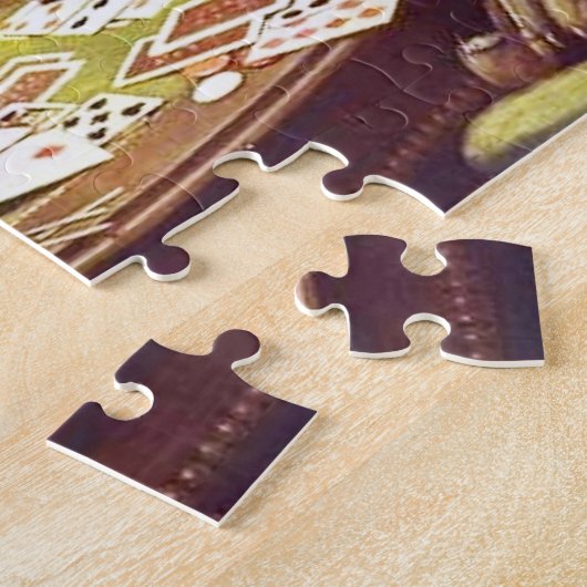 Puzzle de cartes de jeu de chiens (Côté)