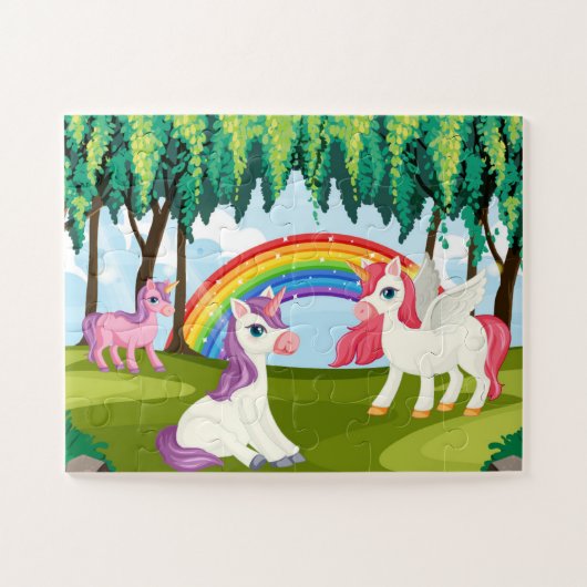 Puzzle de casse-tête Licorne (Horizontal)