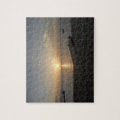 Puzzle de Cave Beach Mo Bay Jamaïque de coucher du (Vertical)