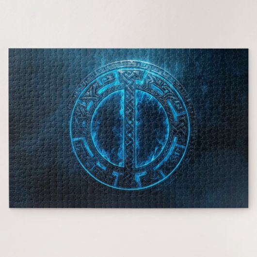 Puzzle de cercle de runes vikings (Horizontal)