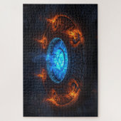 Puzzle de cercle de runes vikings (Vertical)