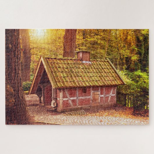 puzzle de chalet forestier (Horizontal)