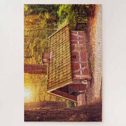 puzzle de chalet forestier (Vertical)