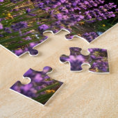 Puzzle de champ de lavande (Côté)