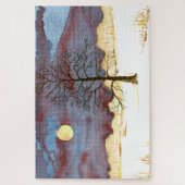 Puzzle de champ d'hiver (Vertical)