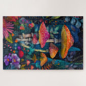 Puzzle de champignons d'aquarelle (Horizontal)