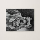 PUZZLE DE CHARCOIL PITBULL DRAWNING (Horizontal)