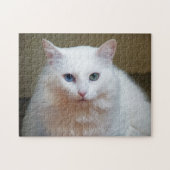 Puzzle de chat blanc (Horizontal)