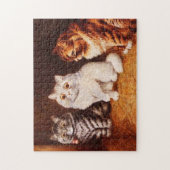 Puzzle de chat, chats de Louis Wain (Vertical)
