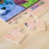 Puzzle de chat d'art de bruit (Côté)