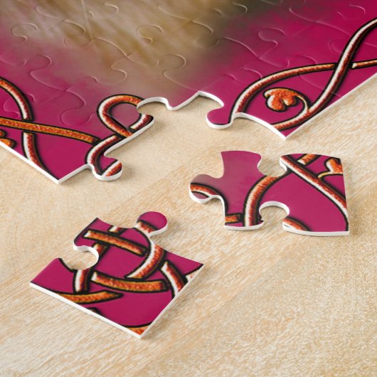Puzzle de chat de gingembre (Côté)