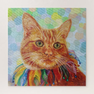 Puzzle de chat de gingembre rouge