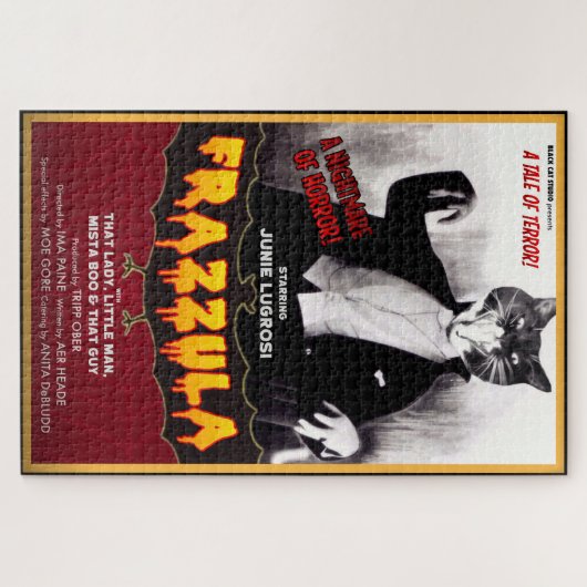 Puzzle de chat de monstre de Frazzula (Horizontal)