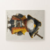 Puzzle de chat de pirate Whimsical (Horizontal)