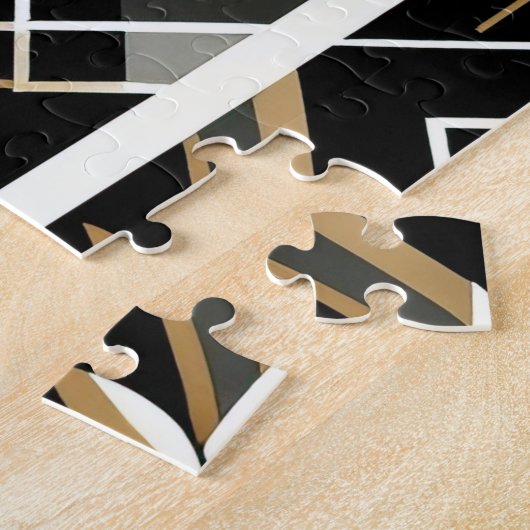 Puzzle de chat décoratif Abstrait moderne (Côté)