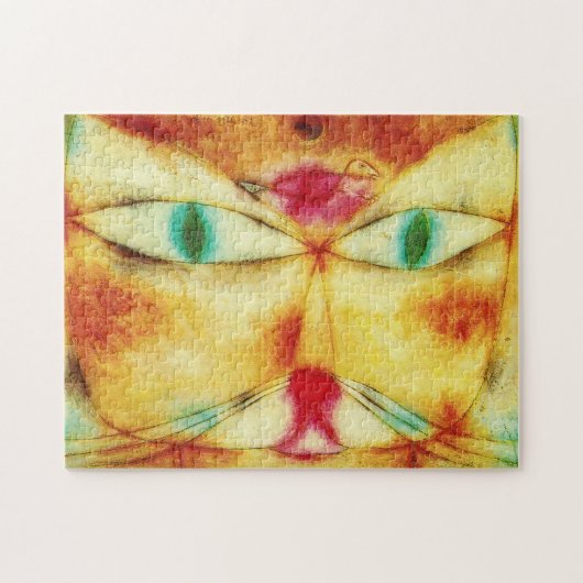 Puzzle de chat et d'oiseau de Paul Klee (Horizontal)