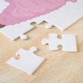 Puzzle de chat mignon chevauchant un lama (Côté)