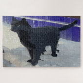 Puzzle de chat noir (Horizontal)
