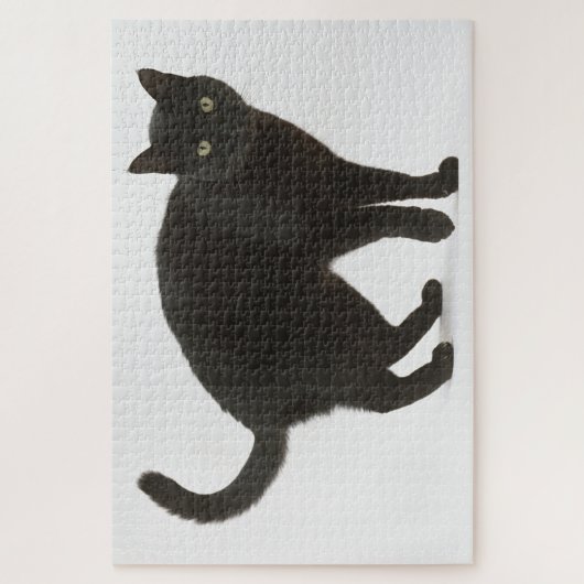 Puzzle de chat noir (Vertical)
