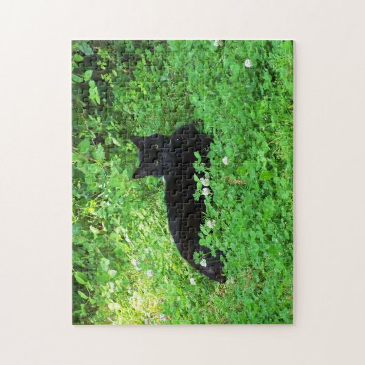 Puzzle de chat noir (Vertical)