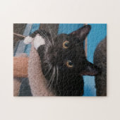 Puzzle de chat noir (Horizontal)