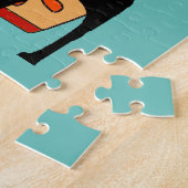 Puzzle de chat noir (Côté)