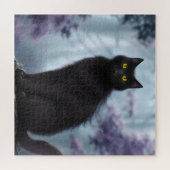 Puzzle de chat noir (Horizontal)