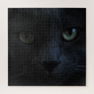Puzzle de chat noir, 676 pièces