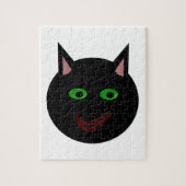 Puzzle de chat noir d'Halloween (Vertical)