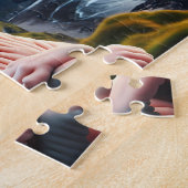 Puzzle de chat Sphynx Falaises de Moher Irlande (Côté)